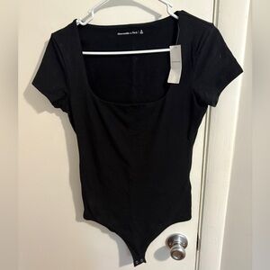 NWT black Abercrombie bodysuit size medium